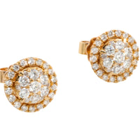 Diamond studs in 18 carat gold