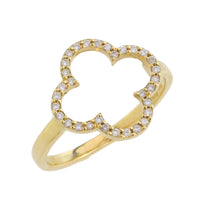 Diamond ring in 14 carat gold