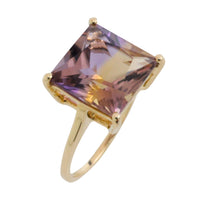 French cut amatrine ring