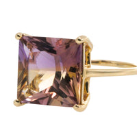 French cut amatrine ring