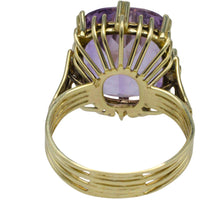 Vintage amethyst ring in 14 carat gold-Vintage Rings-The Antique Ring Shop
