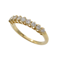Diamond half eternity band in 18 carat gold-Vintage Rings-The Antique Ring Shop