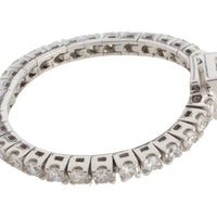 White gold diamond link ring-vintage rings-The Antique Ring Shop
