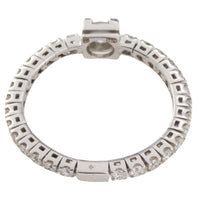 White gold diamond link ring-vintage rings-The Antique Ring Shop