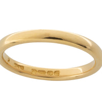 22 carat gold wedding band from 1926-wedding rings-The Antique Ring Shop