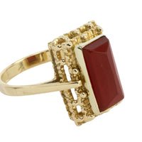 Carnelian ring in 14 carat gold-vintage rings-The Antique Ring Shop