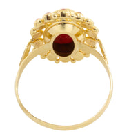 Vintage 14 carat gold cluster ring-Vintage Rings-The Antique Ring Shop