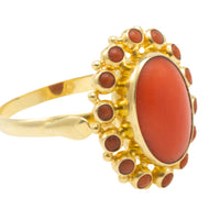 Vintage 14 carat gold cluster ring-Vintage Rings-The Antique Ring Shop