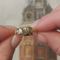 Rose diamond gypsy ring from 1907