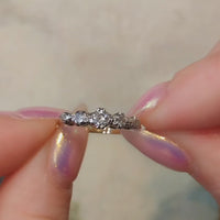 Vintage diamond ring in 14 carat gold