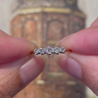 Vintage five stone diamond ring