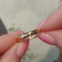 22 karaat gouden trouwring uit 1925