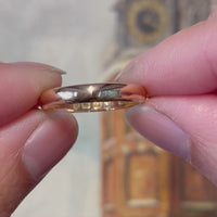 18 carat gold wedding band from 1915