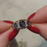 Sapphire and diamond ring from 1913