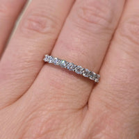 Diamond half eternity band-wedding rings-The Antique Ring Shop