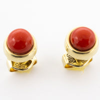 Vintage 14 carat golden struds-Earrings-The Antique Ring Shop