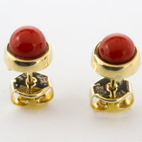 Vintage 14 carat golden struds-Earrings-The Antique Ring Shop