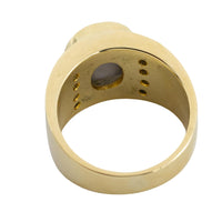 Star sapphire ring in 14 carat gold-Vintage & retro rings-The Antique Ring Shop