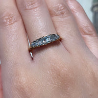 Victorian five stone diamond ring-Antique rings-The Antique Ring Shop
