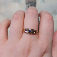 Edwardian sapphire ring from 1904-Antique rings-The Antique Ring Shop