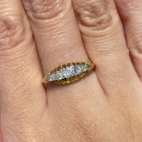 Edwardiaanse ring met een oud slijpsel diamant uit 1904