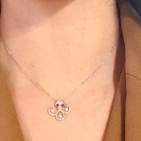 Ponte Vecchio Gioielli diamond and ruby octopus pendant-Pendants-The Antique Ring Shop