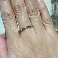 Vintage wedding band in 18 carat gold from 1938-The Antique Ring Shop