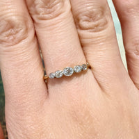 Edwardian five stone old cut diamond ring