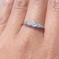 Edwardian period five stone old cut diamond ring-Antique rings-The Antique Ring Shop