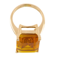 Citrine ring in 14 carat gold-Vintage Rings-The Antique Ring Shop