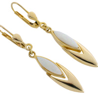 Opal pendant earrings