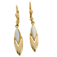 Opal pendant earrings