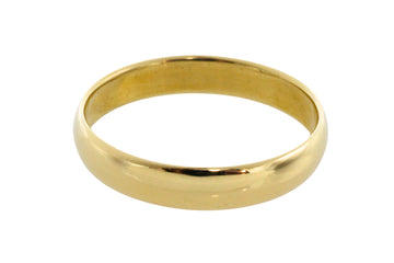 Vintage trouwring van 14 karaat goud