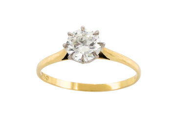 .80 karaat diamanten solitaire ring