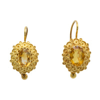 Vintage 14 carat gold earrings-Earrings-The Antique Ring Shop