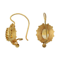 Vintage 14 carat gold earrings-Earrings-The Antique Ring Shop