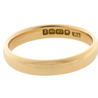 Victorian 18 carat gold wedding band from 1899-wedding rings-The Antique Ring Shop