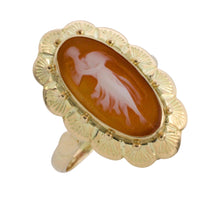 Vintage cameo ring in 14 carat gold-Vintage Rings-The Antique Ring Shop