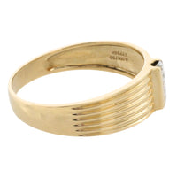 18 carat gold ring with diamonds-The Antique Ring Shop