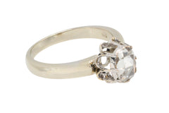 Rose diamond ring in 14 carat gold-Vintage Rings-The Antique Ring Shop