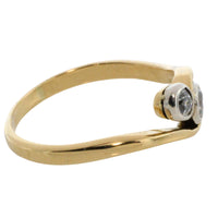 Edwardian old European cut diamond ring