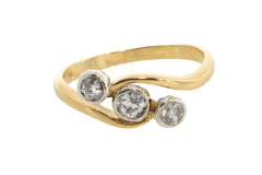 Edwardian old European cut diamond ring-Antique rings-The Antique Ring Shop