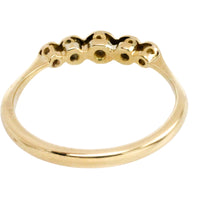 Edwardian five stone old cut diamond ring