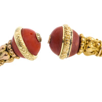14 carat gold torq bracelet-Bracelets-The Antique Ring Shop