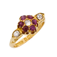 Edwardian ruby and diamond ring from 1904-Antique rings-The Antique Ring Shop