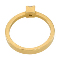 Diamond solitaire ring in 18 carat gold