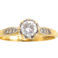 Vintage diamond ring in 18 carat gold