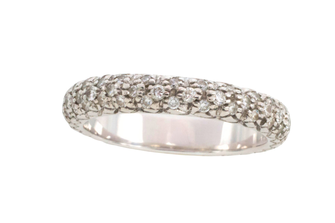 Eternity ring met diamanten van 18 karaat goud