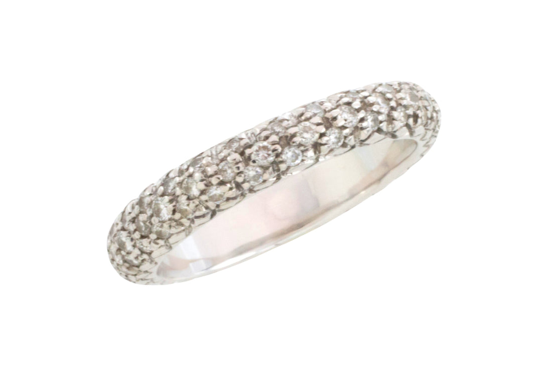 Eternity ring met diamanten van 18 karaat goud