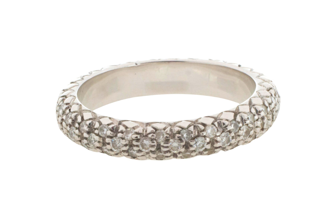 Eternity ring met diamanten van 18 karaat goud